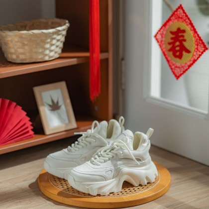 Viscous Leather Sneakers 厚底真皮老爹款 (Pre-Order)