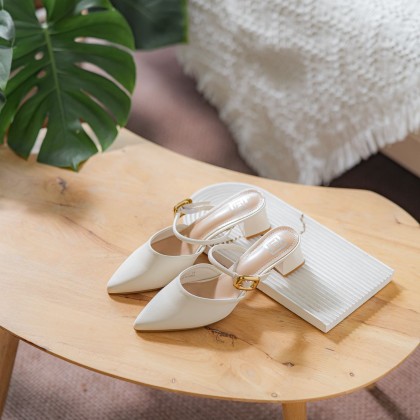 半拖扣子拖 Buckle Slip On Mules