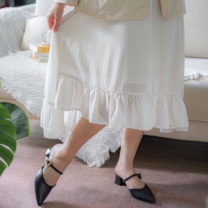 半拖扣子拖 Buckle Slip On Mules