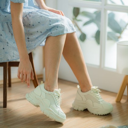 Corium Breathable Sneakers 真皮透气老爹款