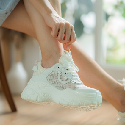 Enhanced Breathable Sneakers 透气网加高老爹款