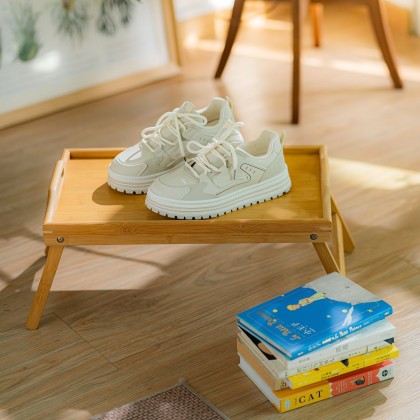 Milky Heightened Sneakers 奶白加高款
