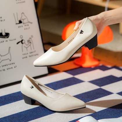 Butterfly Wide Block Heels 蝴蝶宽版款