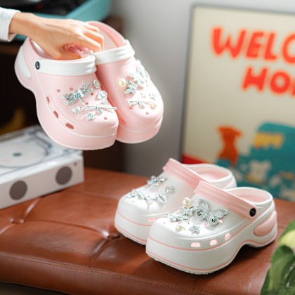 Glitter Butterfly Sandals 蝴蝶洞洞款
