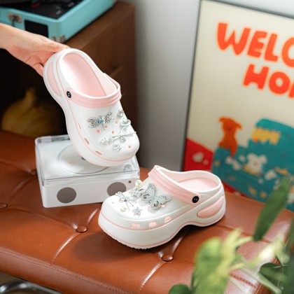 Glitter Butterfly Sandals 蝴蝶洞洞款