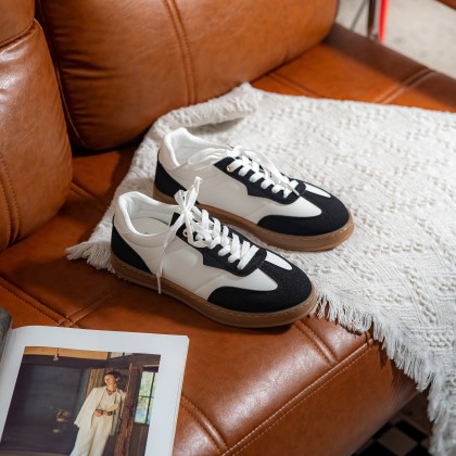 Color-Block Flats Sneakers 拼色平底款