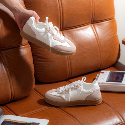 Color-Block Flats Sneakers 拼色平底款