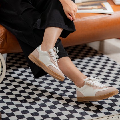 Color-Block Flats Sneakers 拼色平底款