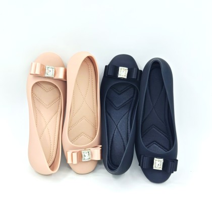 Rhinestone Bow Jelly Shoes 蝴蝶钻防水款 Rhinestone Bow Jelly Shoes 蝴蝶钻防水款