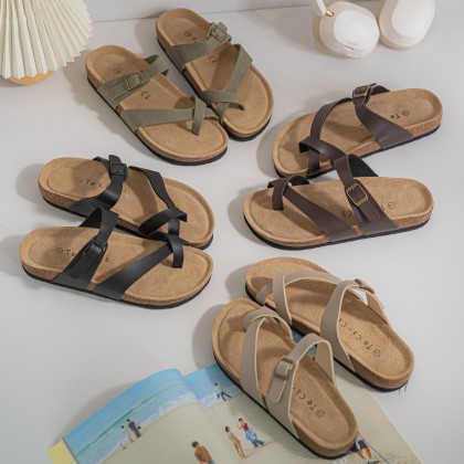 Mayari Cross Strap Sandals 交叉拖
