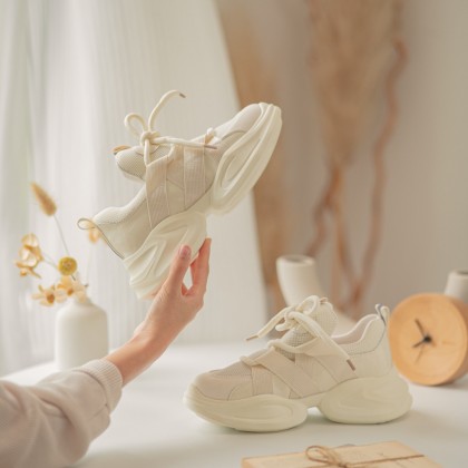 Ethereal Leather Chunky Sneakers 真皮老爹款