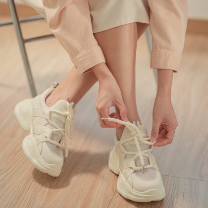 Ethereal Leather Chunky Sneakers 真皮老爹款