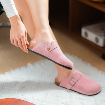 Suede Charm Sandals 磨砂拖